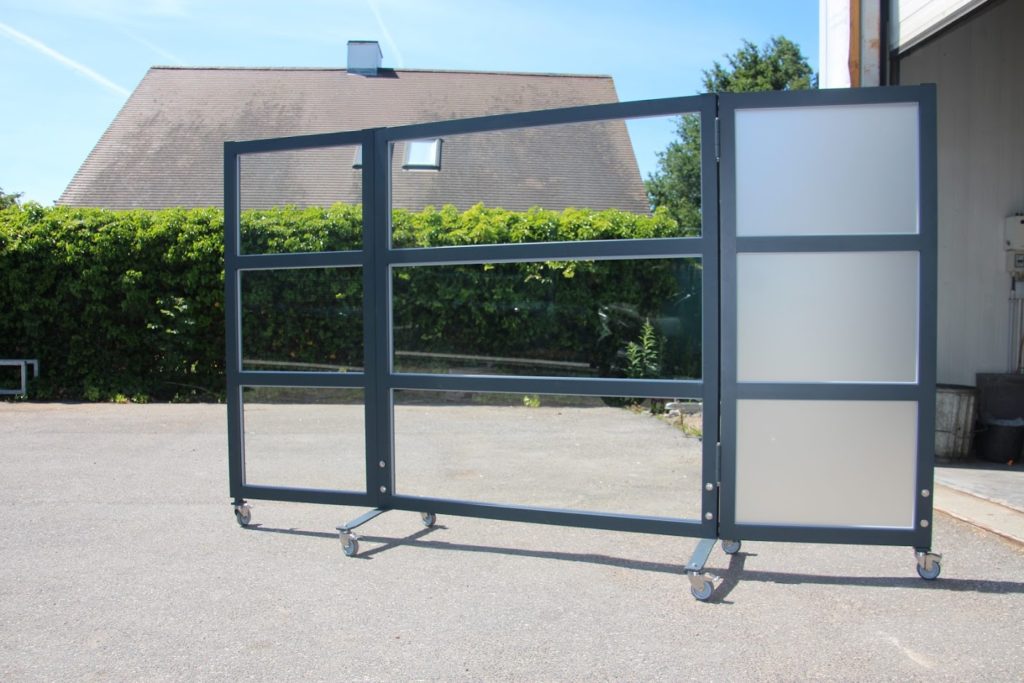 pare-brise mobile modulable
